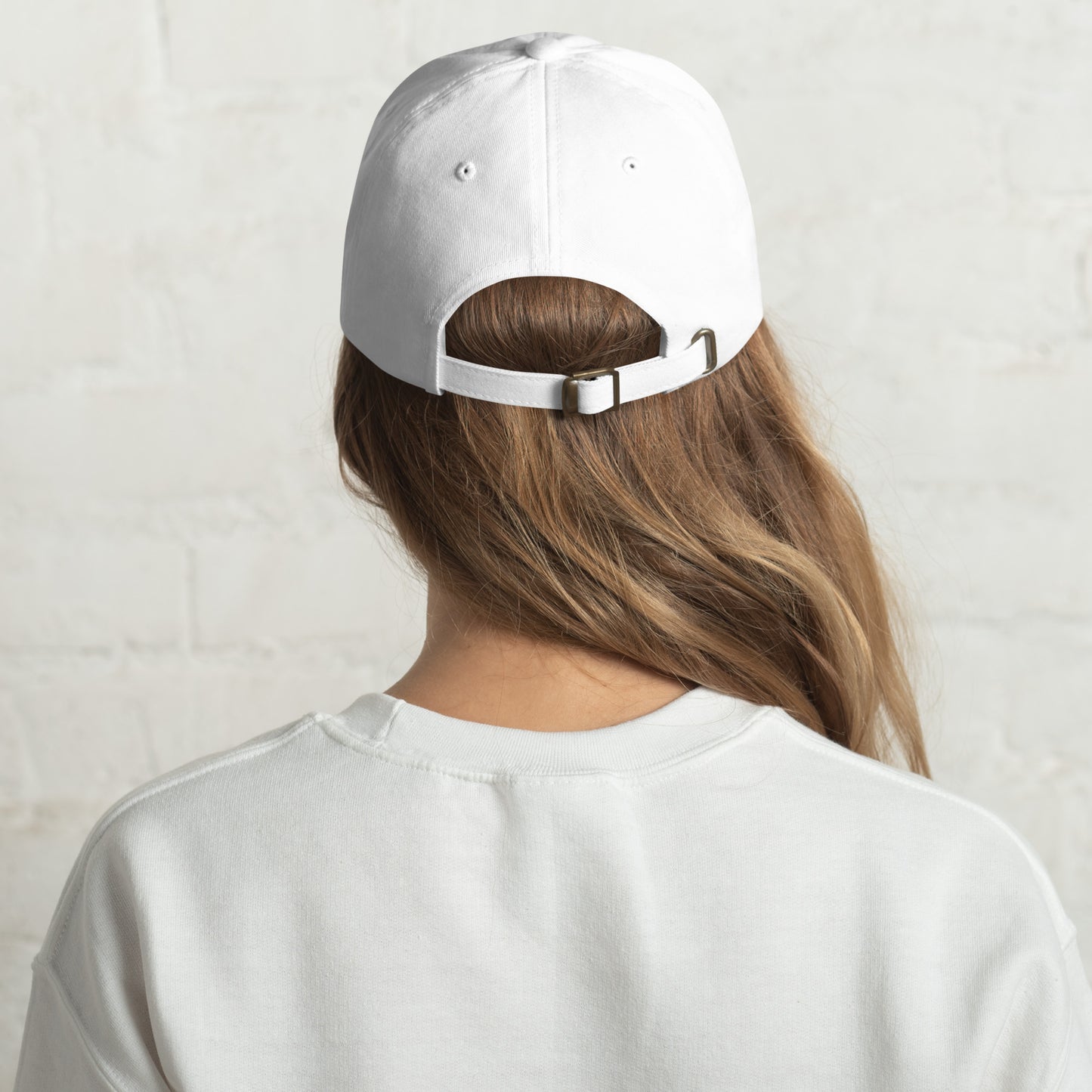 White BrilliantU™ Dad Hat