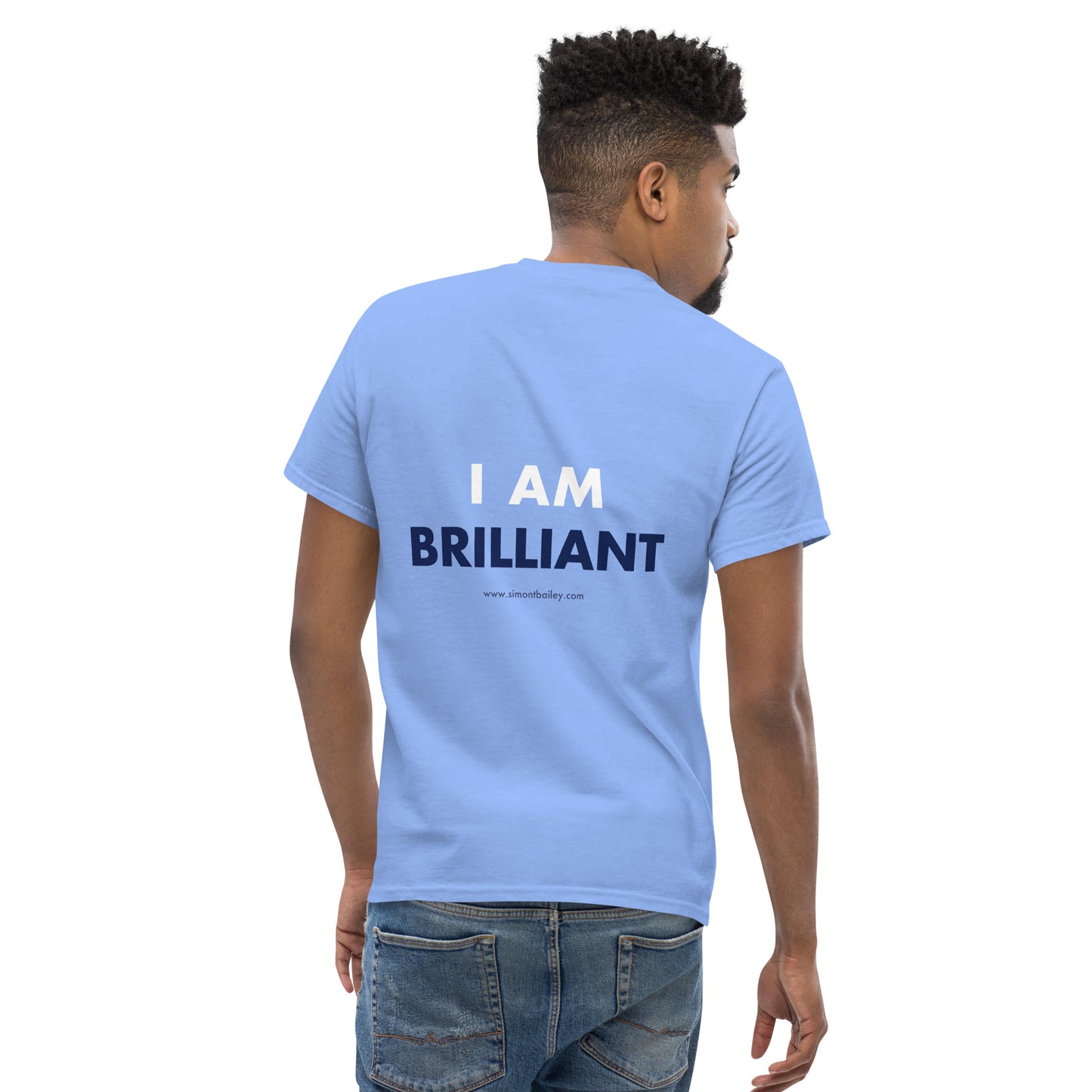 I Am Resilient and Brilliant Blue Tee