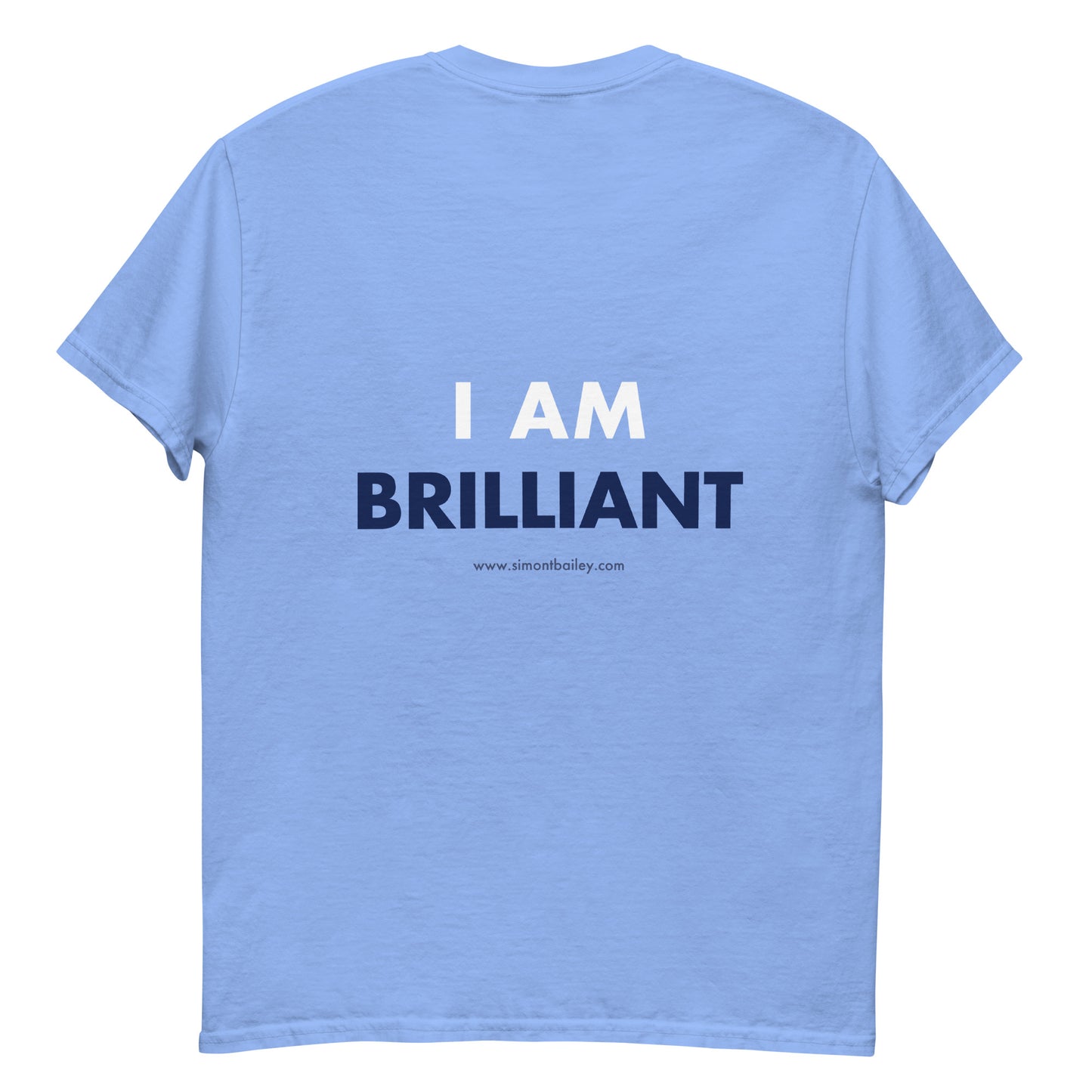 I Am Resilient and Brilliant Blue Tee