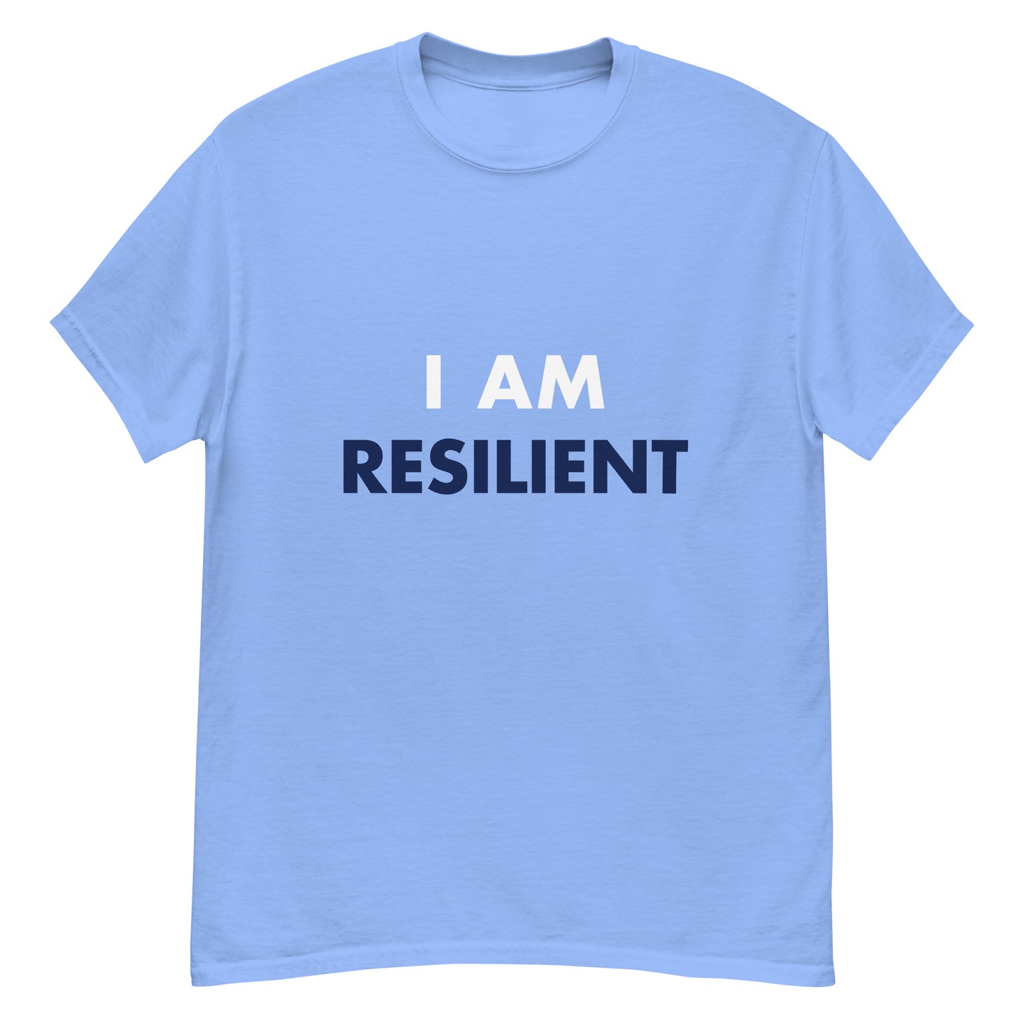 I Am Resilient and Brilliant Blue Tee